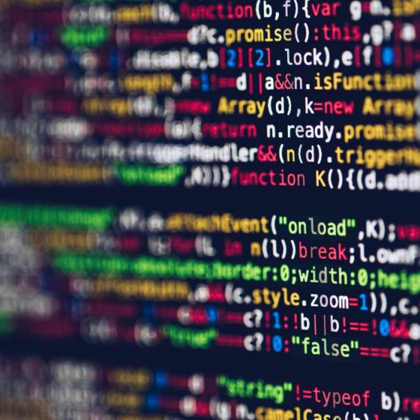 html code on a screen